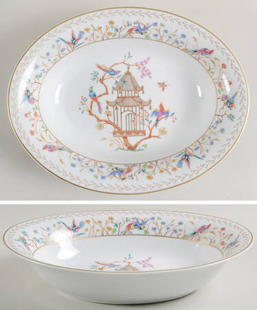 Audubon 9" Oval Vegetable Bowl