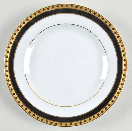 Black Band Bread & Butter Plate