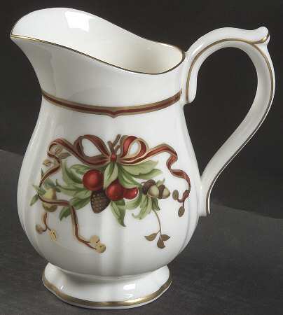 Tiffany Holiday (White Background, Japan) 32 Oz Pitcher