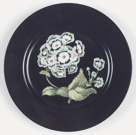 Mrs Delany's Flowers Salad/Dessert Plate