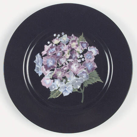 Mrs Delany's Flowers Salad/Dessert Plate