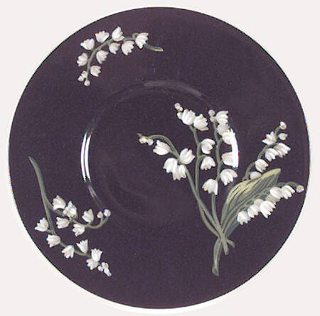 Mrs Delany's Flowers Saucer for Flat Demitasse Cup
