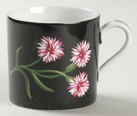 Mrs Delany's Flowers Flat Demitasse Cup