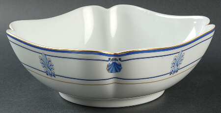 Shell & Thread (Limoges) 8" Square Vegetable Bowl