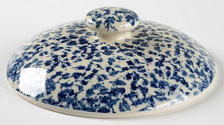 Cabin In The Snow Lid for 2 Qt Round Covered Casserole by Tienshan
