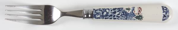Cabin In The Snow Dinner Fork (7 1/2" or Larger) by Tienshan