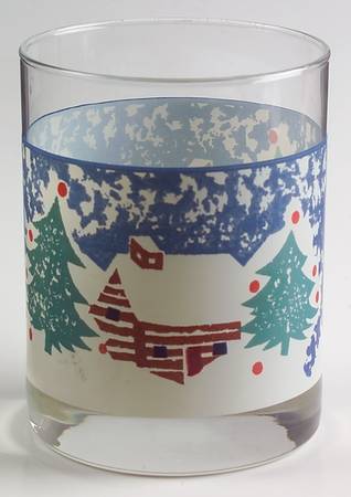Cabin In The Snow 10 Oz Glassware Double Old Fashioned by Tienshan