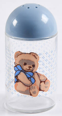 Country Bear Glassware Pepper Shaker & Lid