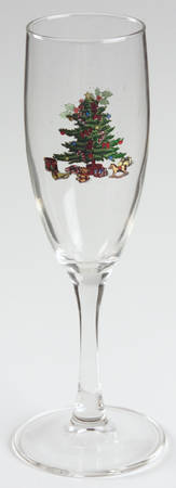 Holiday Hostess (Trim, Gold Band) 6 Oz Glassware Champagne Flute