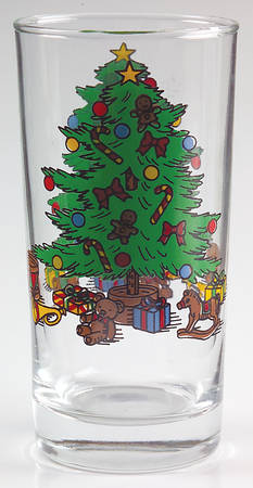 Holiday Hostess (Trim, Gold Band) 10 Oz Glassware Cooler