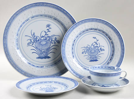 Rice Flower 5 Piece Place Setting