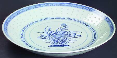 Rice Flower 9" Salad Serving Bowl