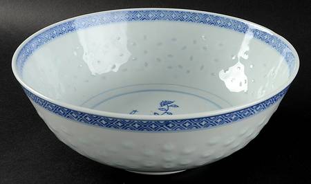 Rice Flower 9" Round Vegetable Bowl