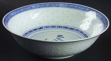Rice Flower 9" Round Vegetable Bowl by Tienshan