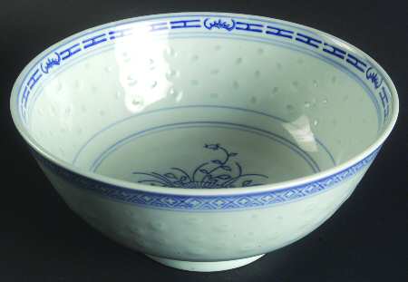 Rice Flower 8" Round Vegetable Bowl