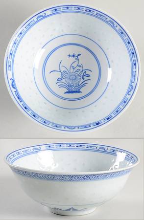 Rice Flower 7" Round Vegetable Bowl