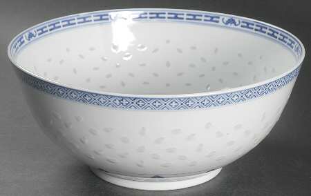 Rice Flower 10" Round Vegetable Bowl by Tienshan