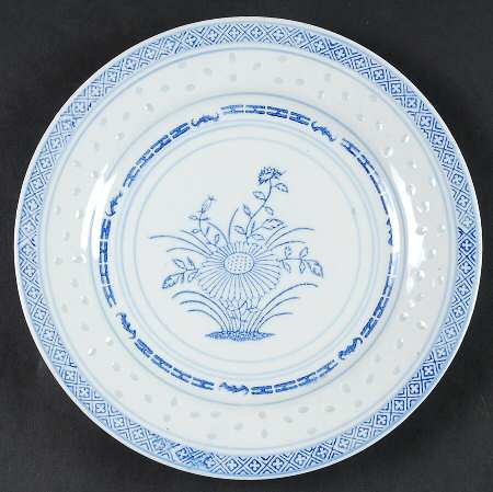 Rice Flower Luncheon Plate