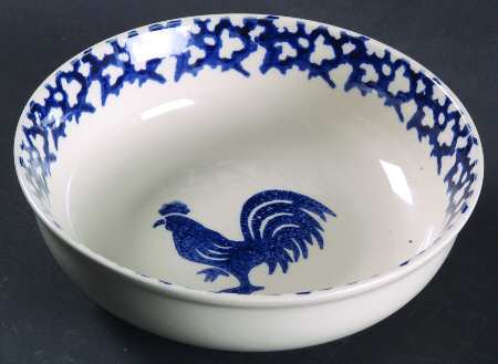 Sponge Blue (Animals or Hearts) Coupe Cereal Bowl