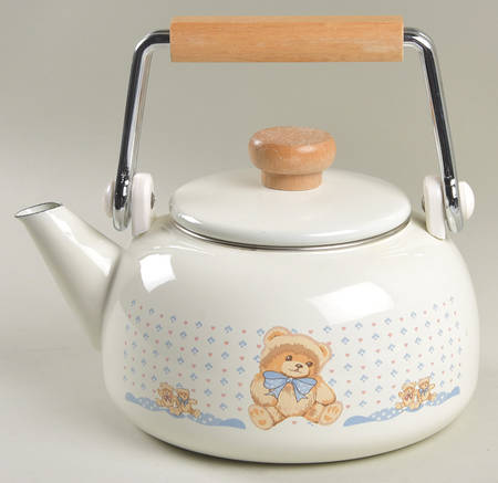 Theodore Bear Metal Kettle & Lid