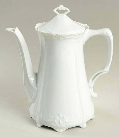 Baronesse White Mini Coffee Pot & Lid