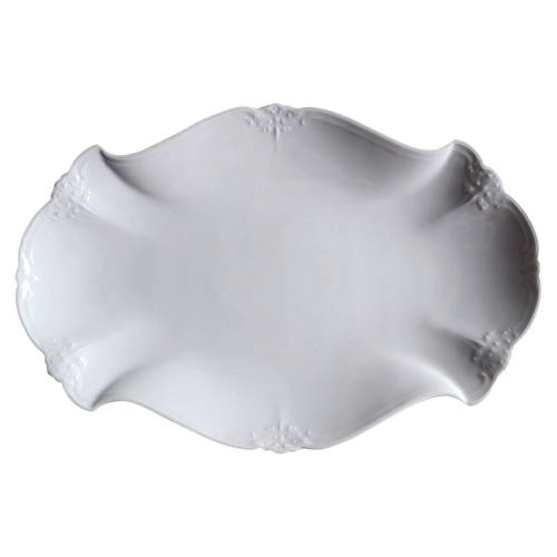 Baronesse White 13" Oval Serving Platter
