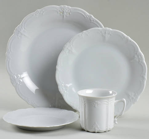 Baronesse White 4 Piece Place Setting