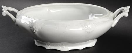 Baronesse White Round Vegetable No Lid