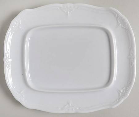 Baronesse White Rectangular Butter No Lid