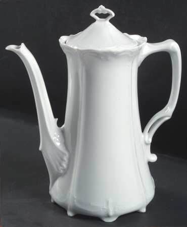 Baronesse White Coffee Pot & Lid