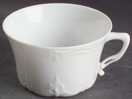 Baronesse White Flat Cup