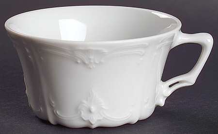 Baronesse White Flat Cup