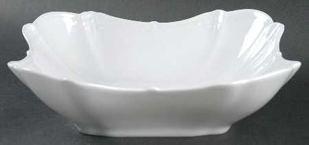 Baronesse White 8" Square Vegetable Bowl