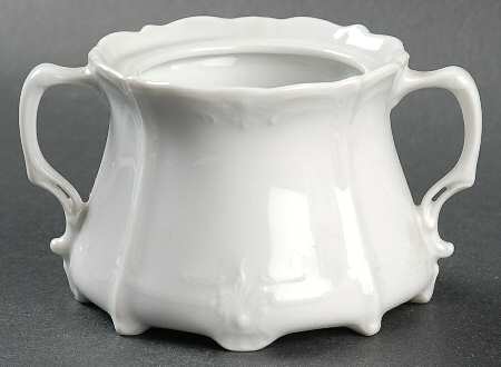 Baronesse White Mini Sugar Bowl No Lid
