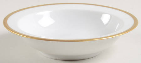 Colonial (Smooth Gold Band) Rim Fruit/Dessert (Sauce) Bowl