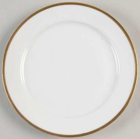 Colonial (Smooth Gold Band) Salad Plate