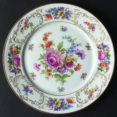 Dresden Luncheon Plate