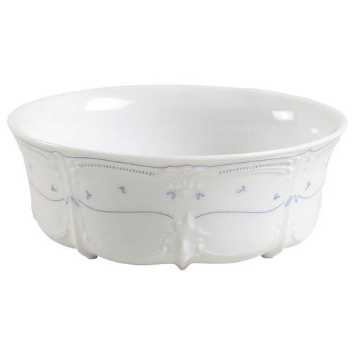 Fleur De Lis Blue Fruit/Cereal Bowl