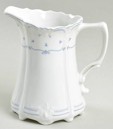 Fleur De Lis Blue Creamer