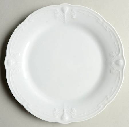 Fortuna White Salad Plate