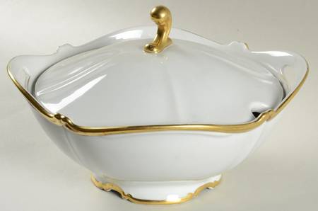 Golden Band Tureen &  Lid