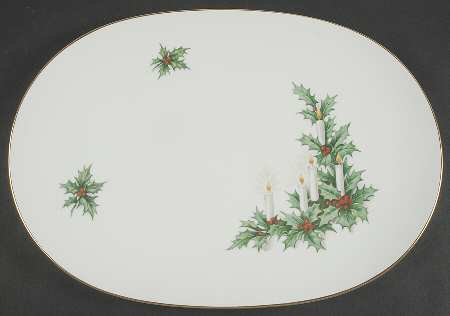 Noel 15" Oval Serving Platter