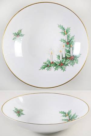 Noel 10" Round Vegetable Bowl