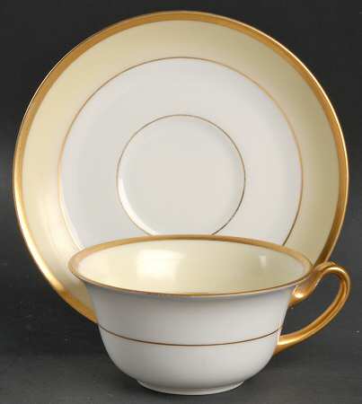 Plymouth Flat Cup & Saucer Set