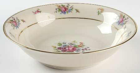 Queen's Rose Smooth #4416 8" Round Vegetable Bowl