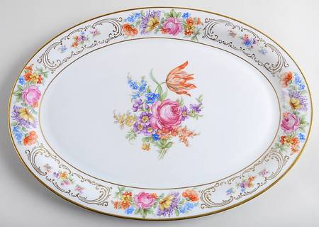 Rosepoint 15" Oval Serving Platter