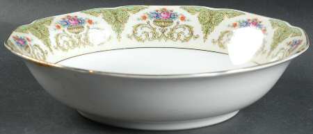 The Shannon (Cream Border) 9" Round Vegetable Bowl