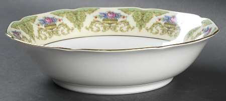 The Shannon (Cream Border) 8" Round Vegetable Bowl