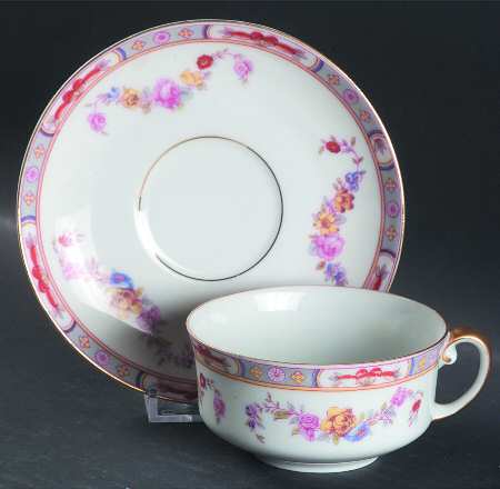 The Stafford Flat Cup & Saucer Set by Tirschenreuth