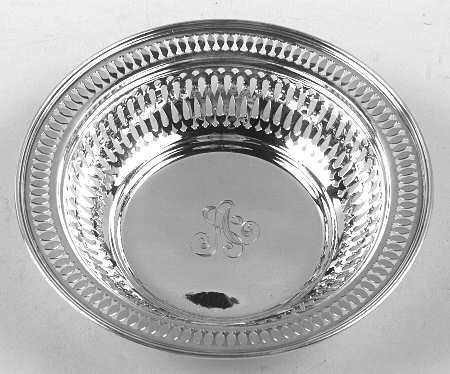 Sterling Hollowware Medium Sterling Bon Bon Bowl